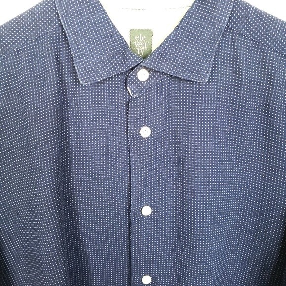 Eleventy First Class Mens Long Sleeve Button Down Shirt Size XXL - Picture 5 of 7